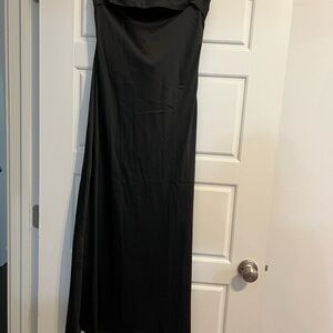 Black Strapless Dress